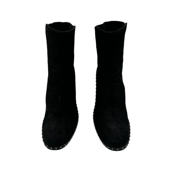 RAG & BONE Romi Wax Suede Leather Stud Chelsea Boot Black EU39.5/US9.5 - Picture 4 of 14